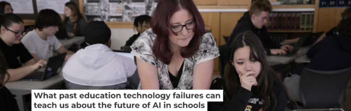 Teachers need to be scientists themselves, experimenting and measuring the impact of powerful AI products on education. Hyoung Chang via Getty Images